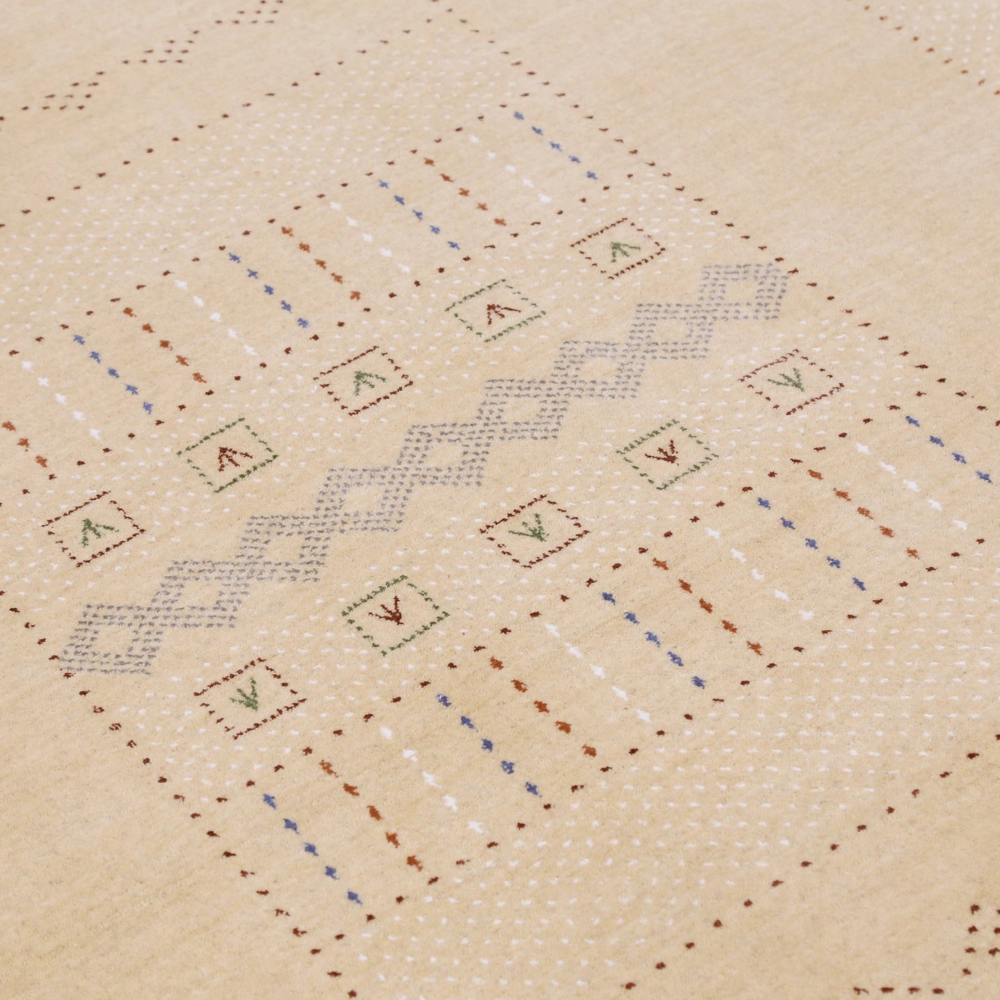 Ivory Contemporary Design Hand Loomed Wool Area Rug - The Rug Decor