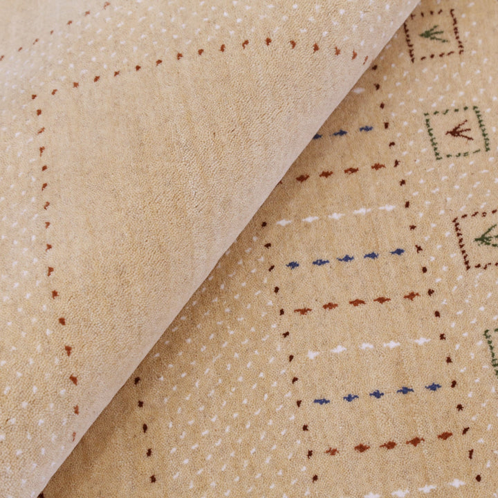 Ivory Contemporary Design Hand Loomed Wool Area Rug - The Rug Decor