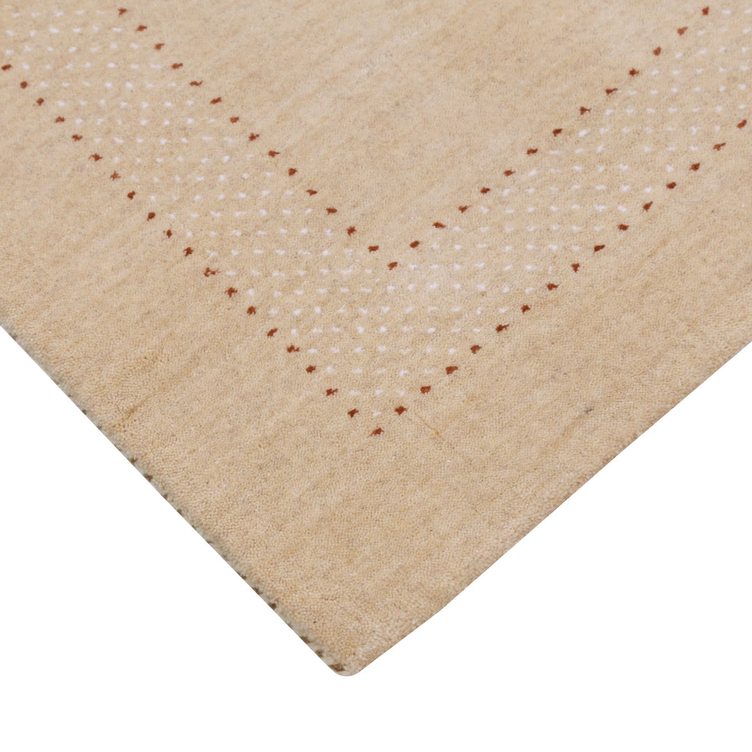 Ivory Contemporary Design Hand Loomed Wool Area Rug - The Rug Decor