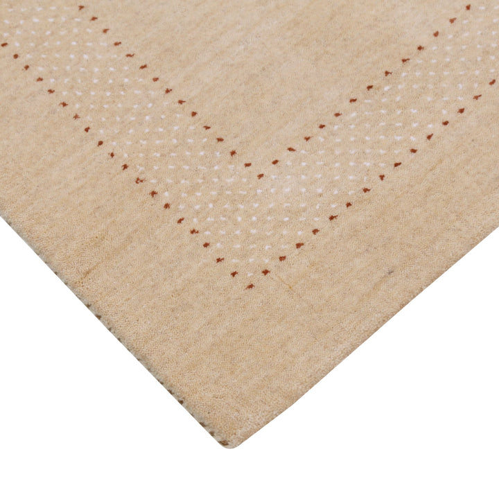 Ivory Contemporary Design Hand Loomed Wool Area Rug - The Rug Decor