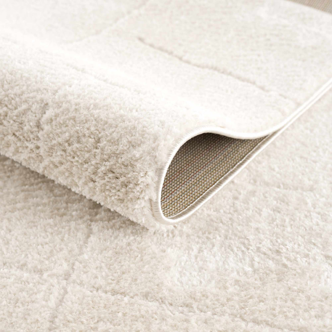 Ivory Contemporary Style Area Rug - The Rug Decor
