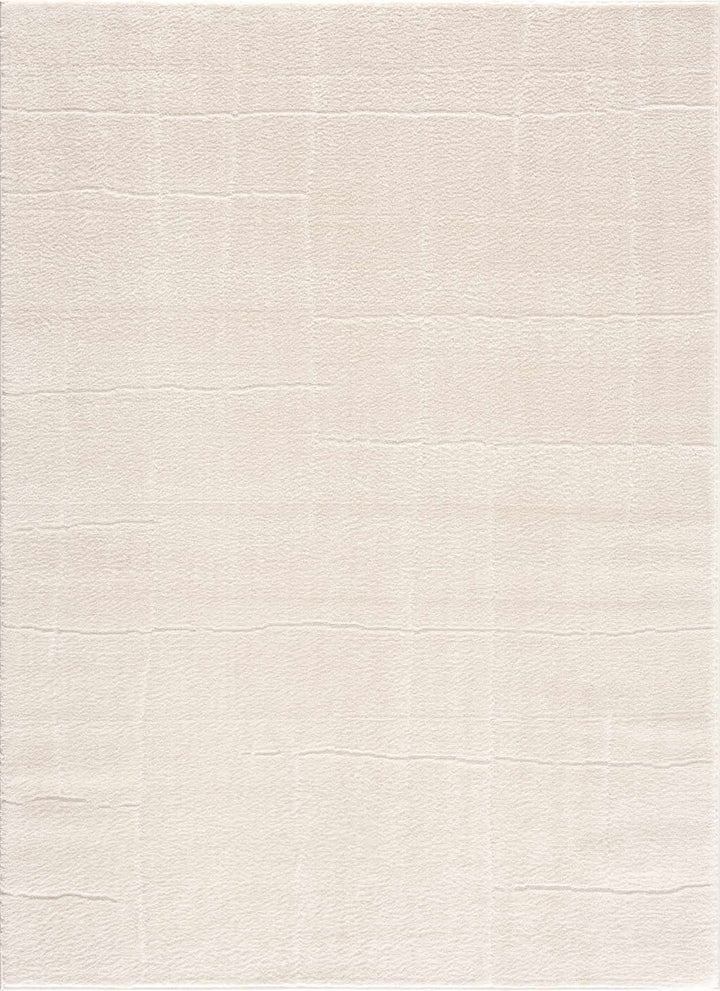 Ivory Contemporary Style Area Rug - The Rug Decor