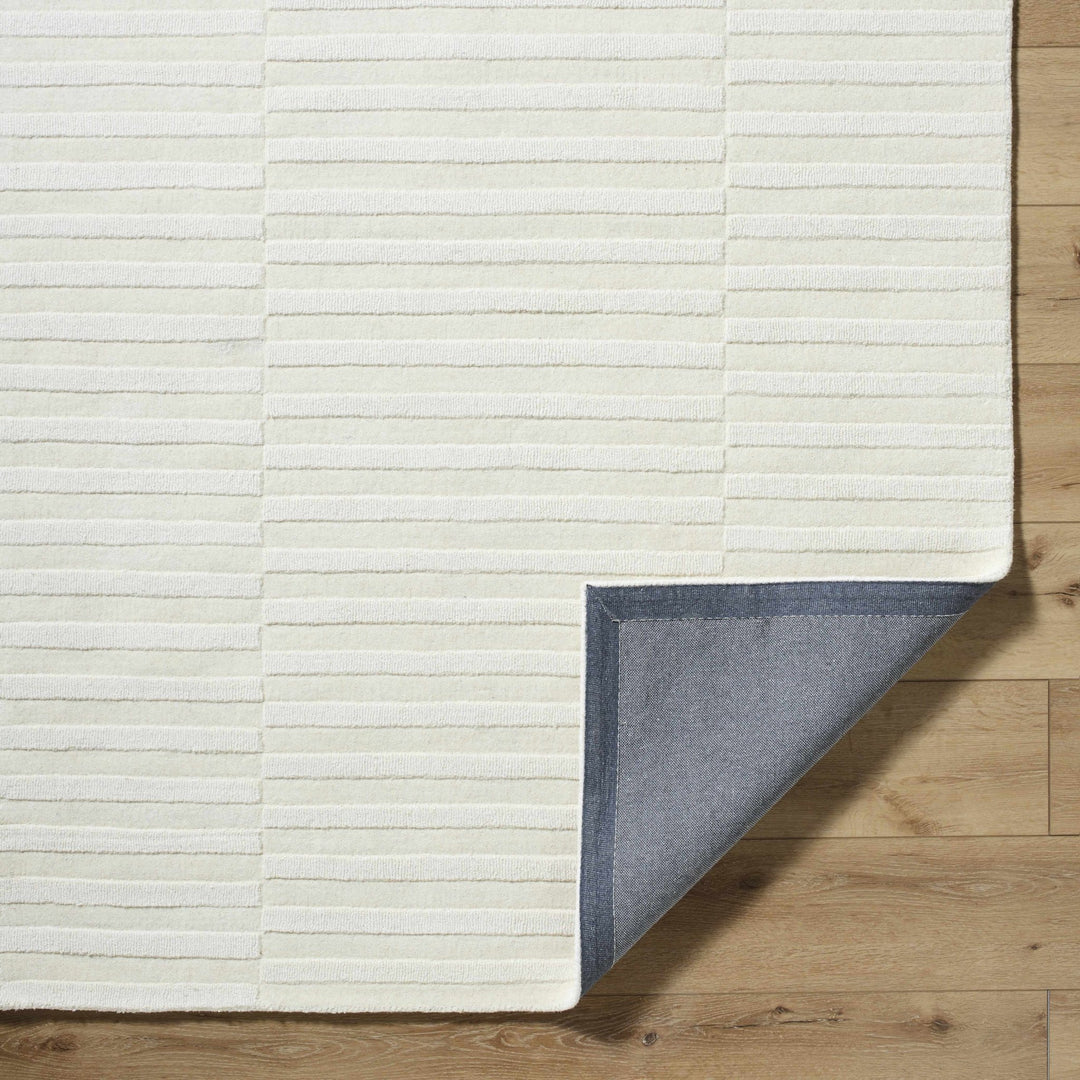 Ivory Contemporary Style Hand Loomed Wool Rug - The Rug Decor