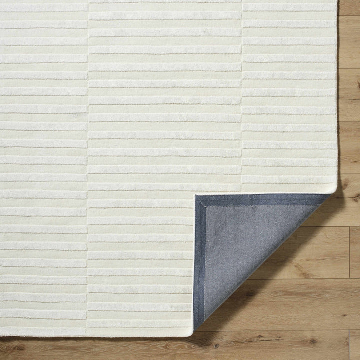 Ivory Contemporary Style Hand Loomed Wool Rug - The Rug Decor