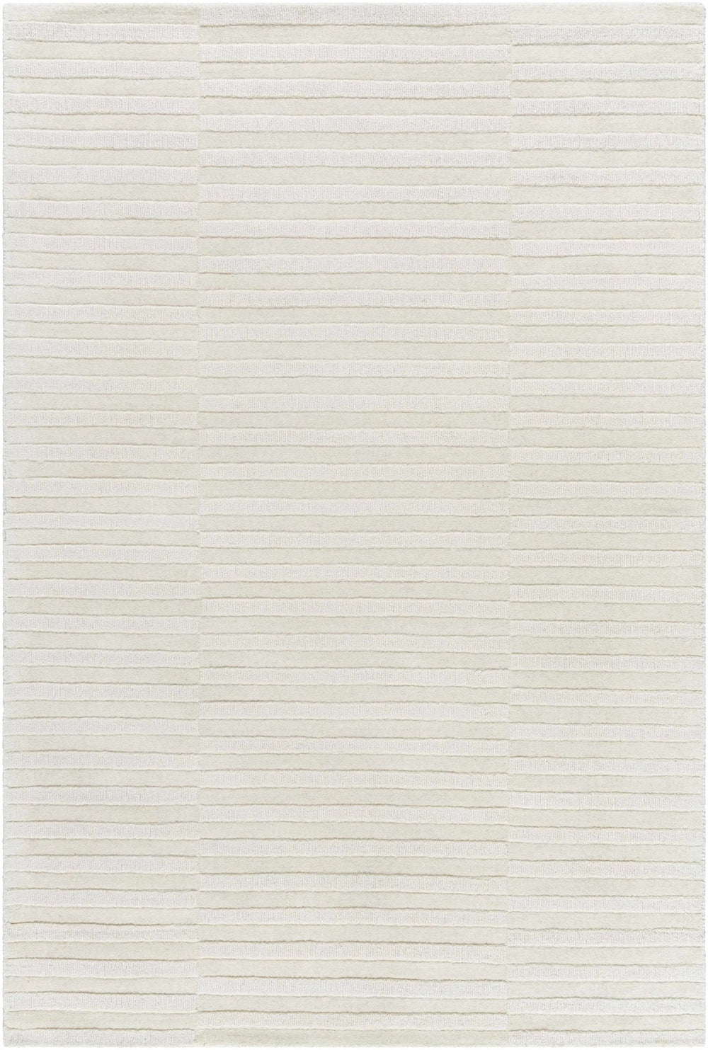 Ivory Contemporary Style Hand Loomed Wool Rug - The Rug Decor