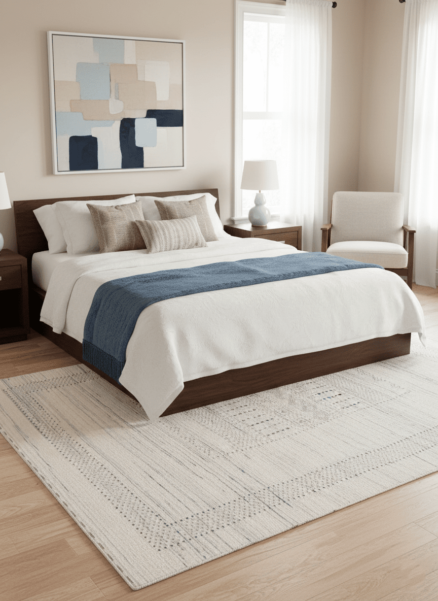 Ivory Gabbeh Design Hand Loomed Wool Area Rug - The Rug Decor