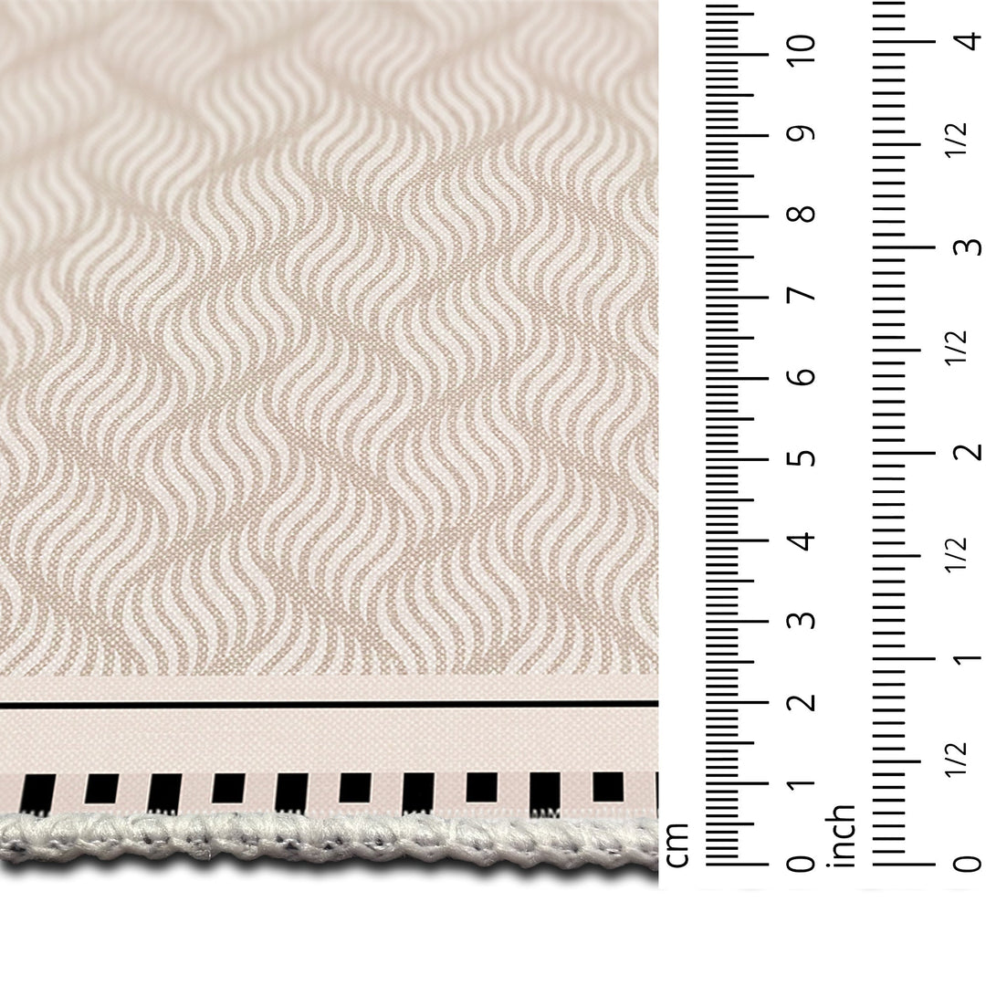 Ivory Modern Style Cotton Machine Washable Area Rug - The Rug Decor