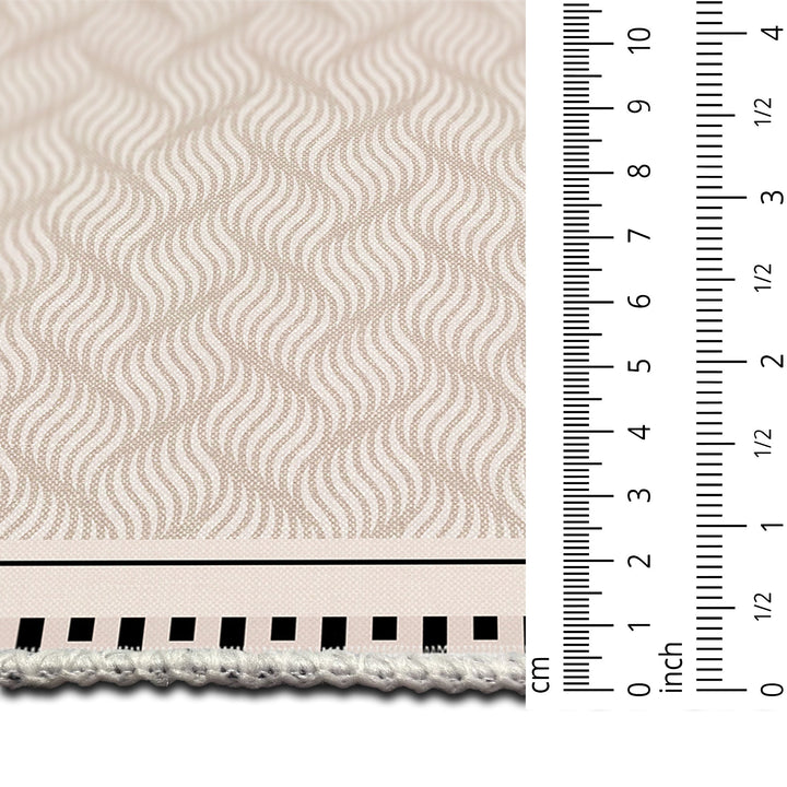 Ivory Modern Style Cotton Machine Washable Area Rug - The Rug Decor