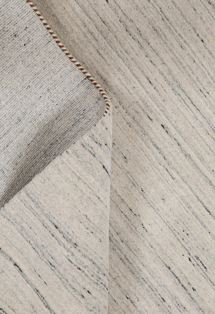 Ivory Modern Style Hand Loomed Wool Area Rug - The Rug Decor