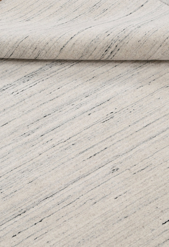 Ivory Modern Style Hand Loomed Wool Area Rug - The Rug Decor