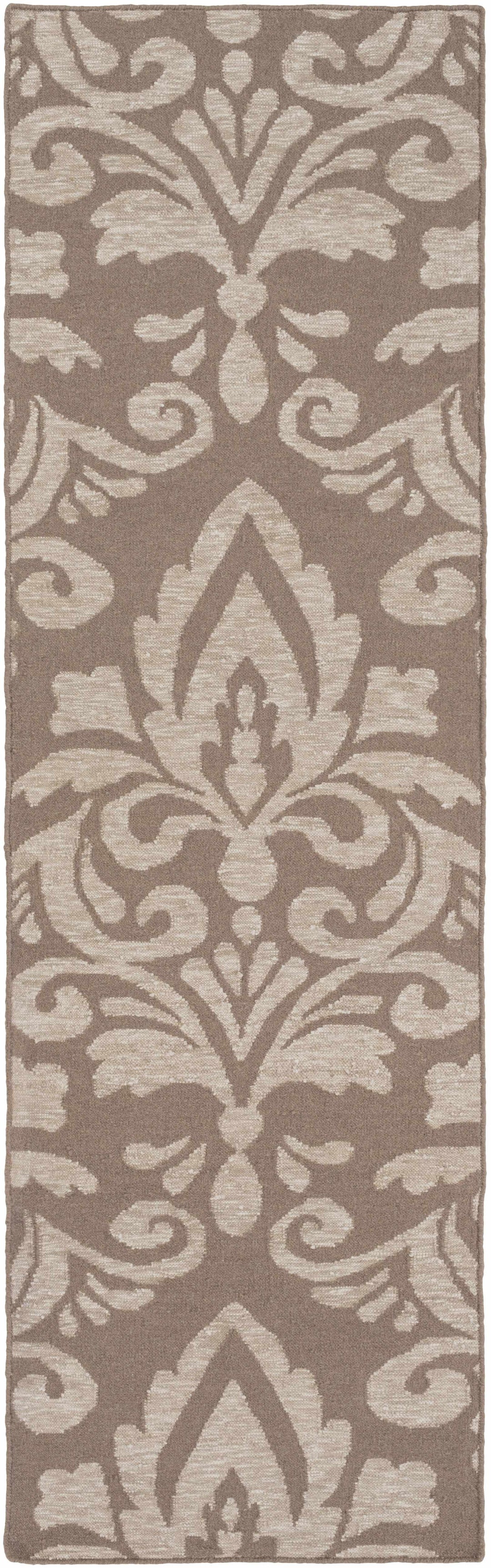 Ivybridge Traditional Taupe And Beige Hand Woven Area Rug