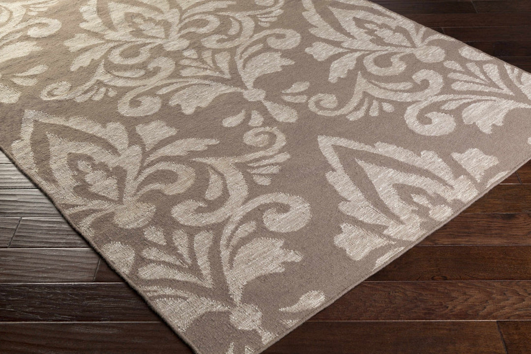 Ivybridge Traditional Taupe And Beige Hand Woven Area Rug - The Rug Decor