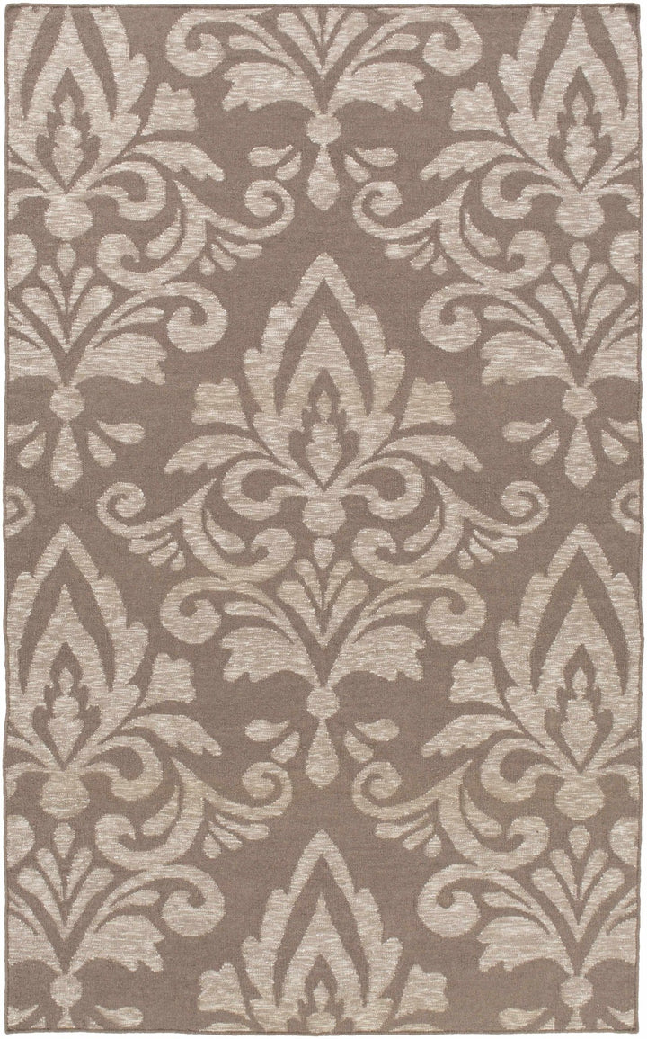 Ivybridge Traditional Taupe And Beige Hand Woven Area Rug - The Rug Decor