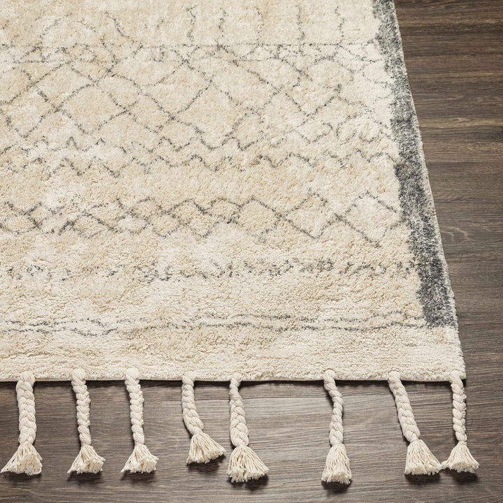 Jacana Ivory Modern Geometrical Design Hand Woven Area Rug - The Rug Decor