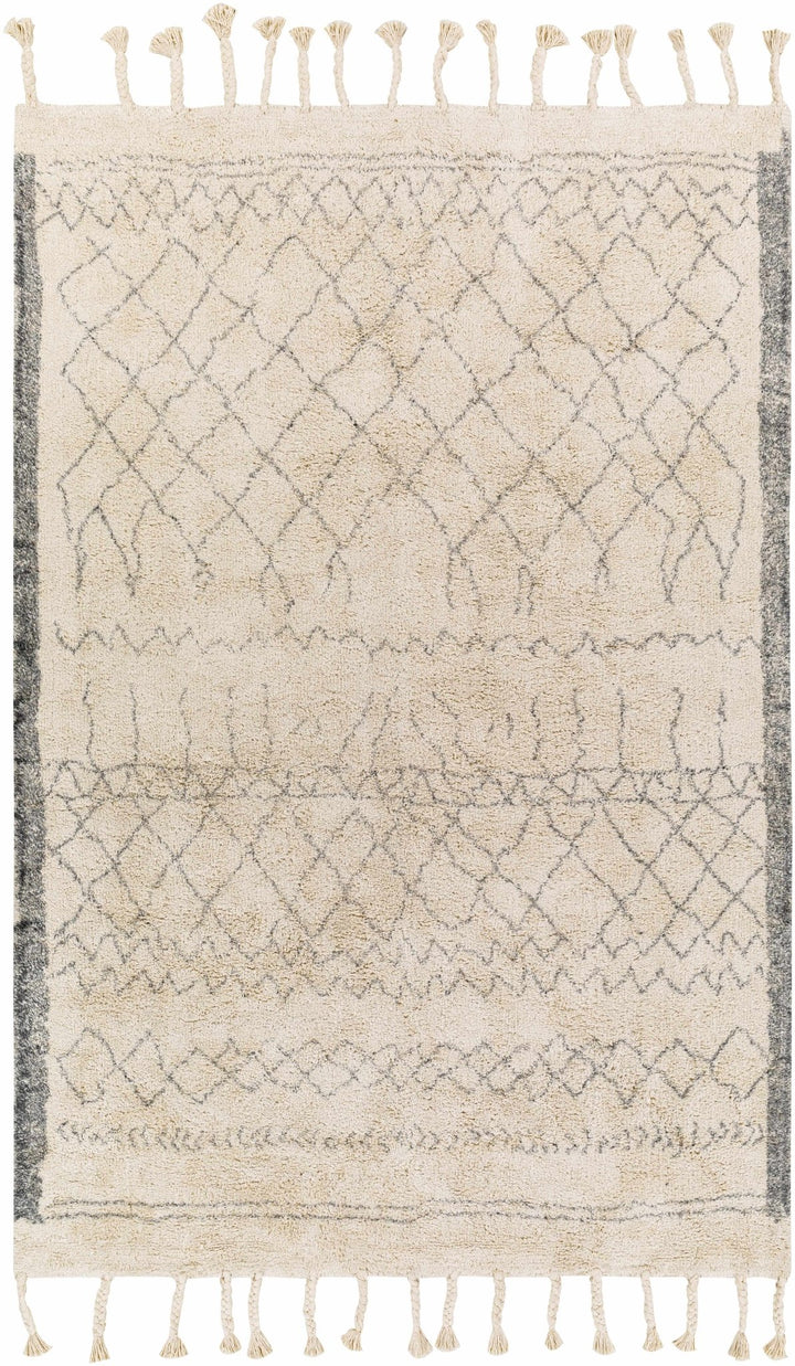 Jacana Ivory Modern Geometrical Design Hand Woven Area Rug - The Rug Decor