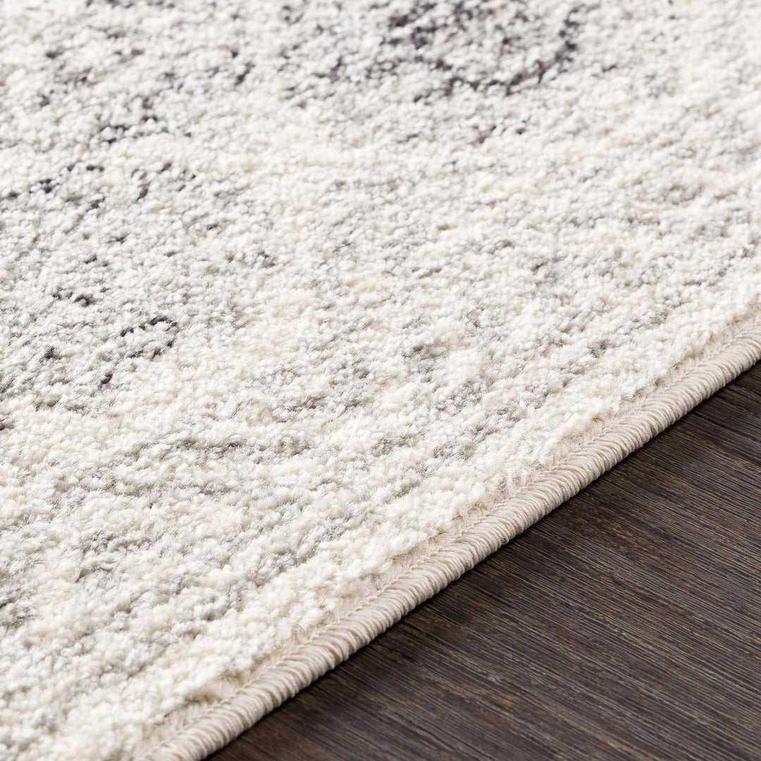 Jackpot Contemporary Ivory And Gray Area Rug - The Rug Decor