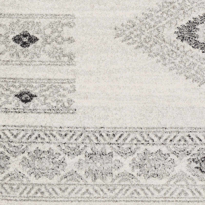 Jackpot Contemporary Ivory And Gray Area Rug - The Rug Decor