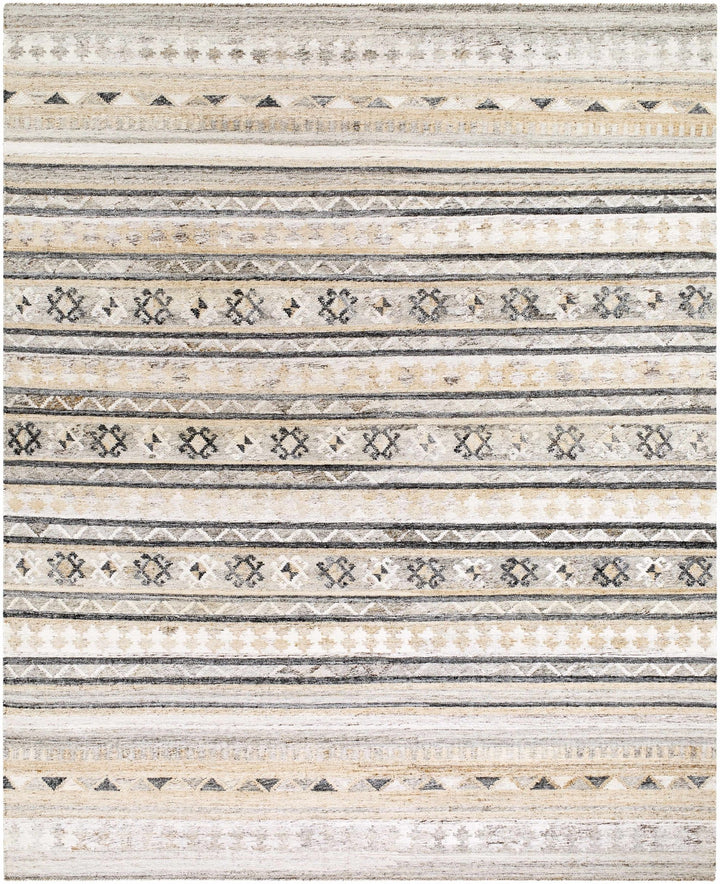 Jade Modern Tribal Design Ivory And Gray Hand Woven Rug - The Rug Decor