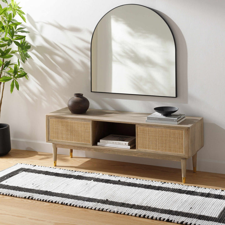 Jaden Contemporary Style Ivory And Charcoal Hand Woven Area Rug - The Rug Decor