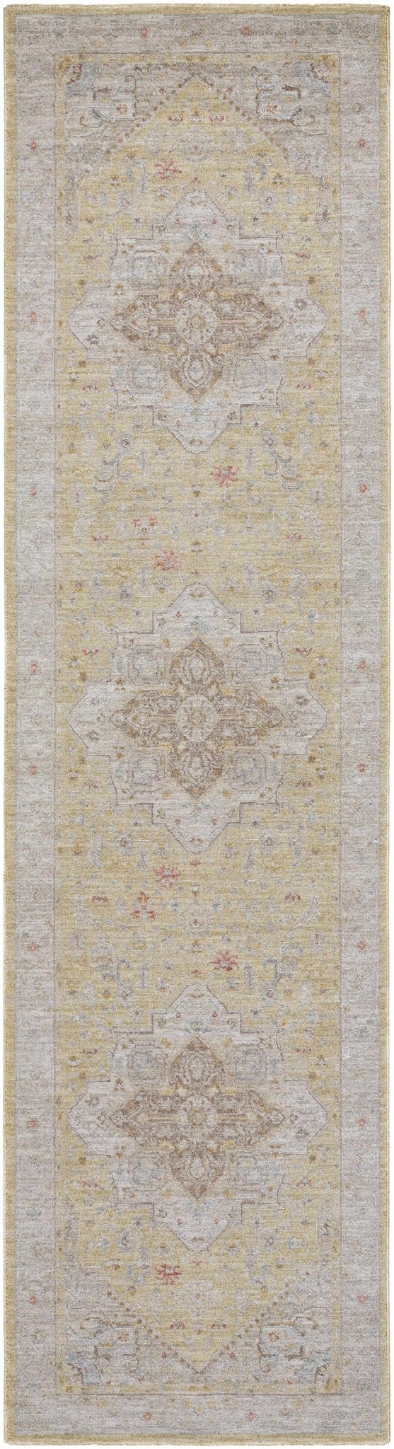 Jago Traditional Beige And Olive Rug - The Rug Decor