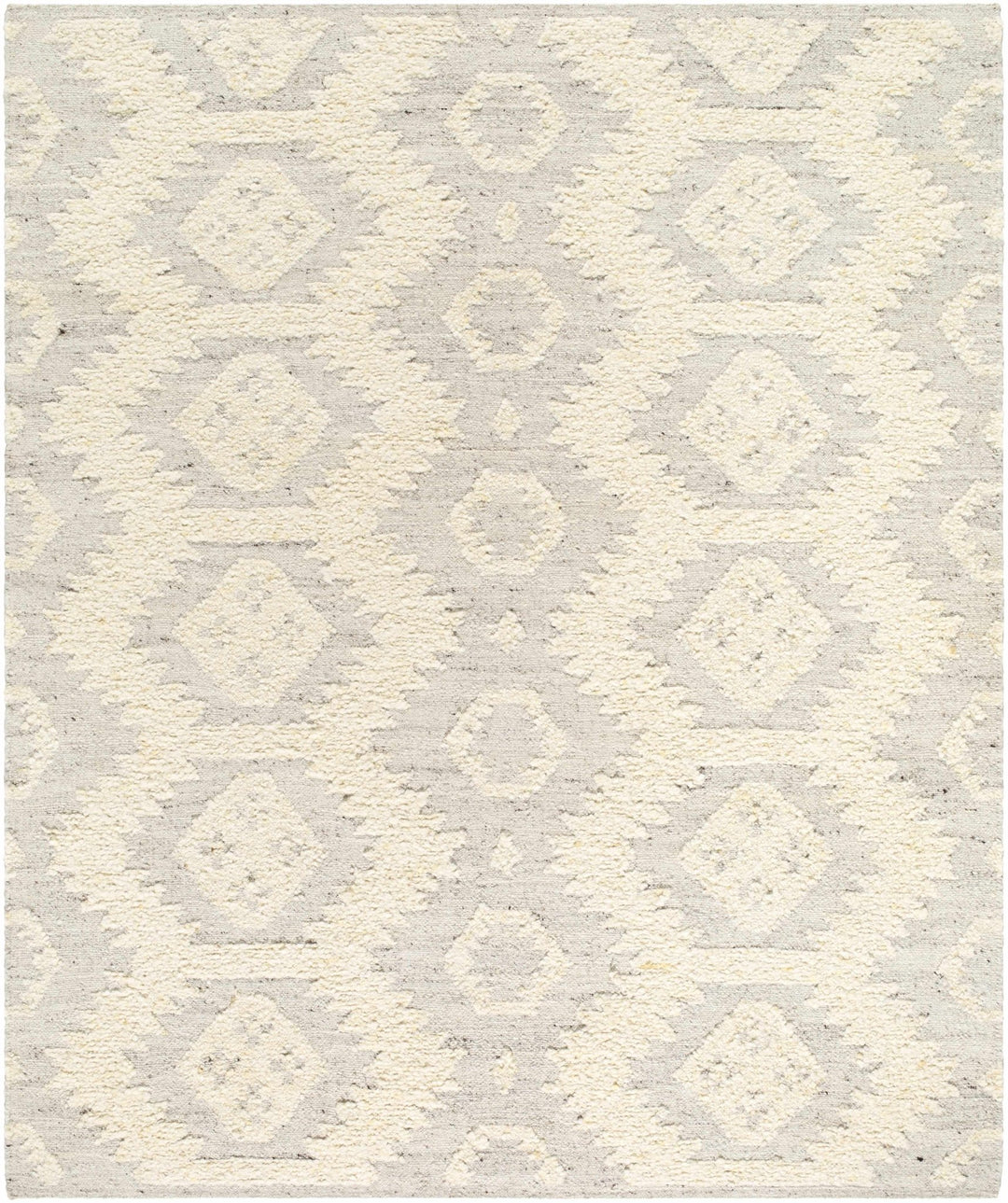 Jagupit Bohemian Transitional Cream Hand Woven Wool Rug - The Rug Decor
