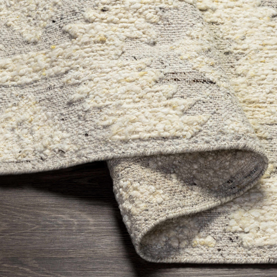 Jagupit Bohemian Transitional Cream Hand Woven Wool Rug - The Rug Decor