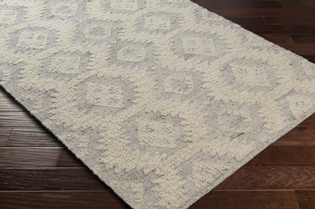 Jagupit Bohemian Transitional Cream Hand Woven Wool Rug - The Rug Decor