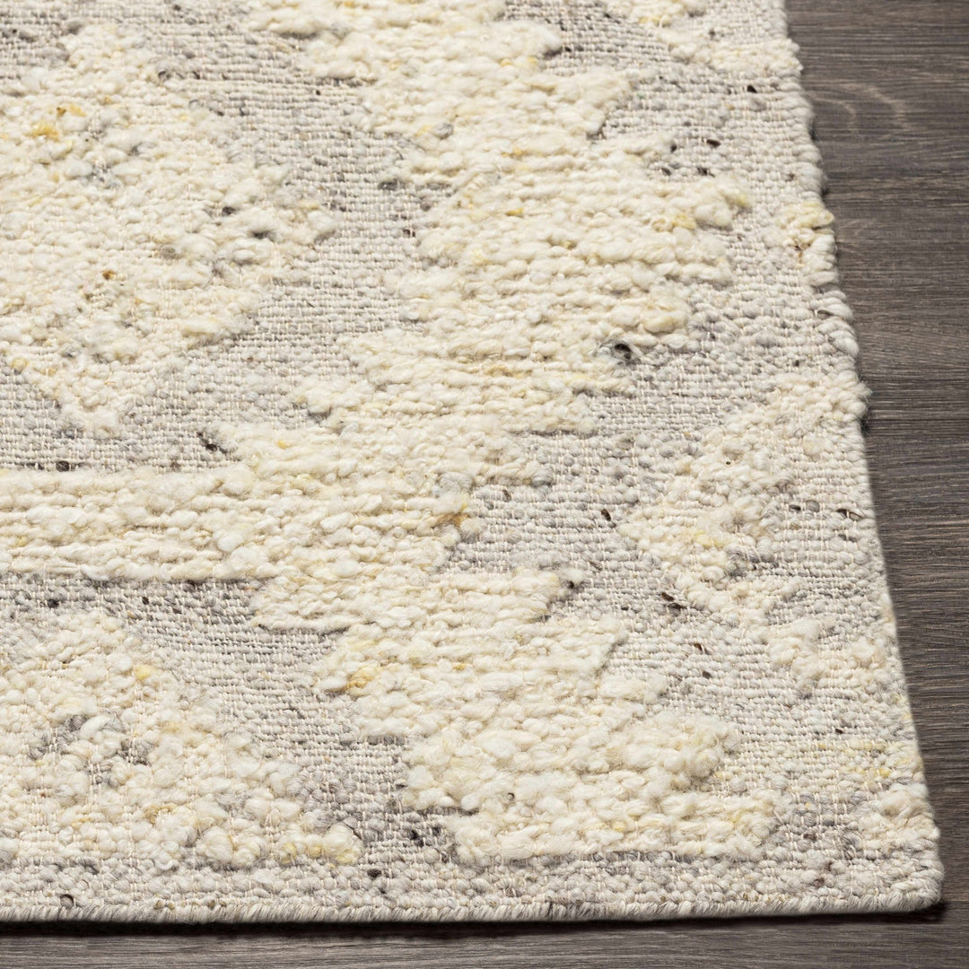 Jagupit Bohemian Transitional Cream Hand Woven Wool Rug - The Rug Decor