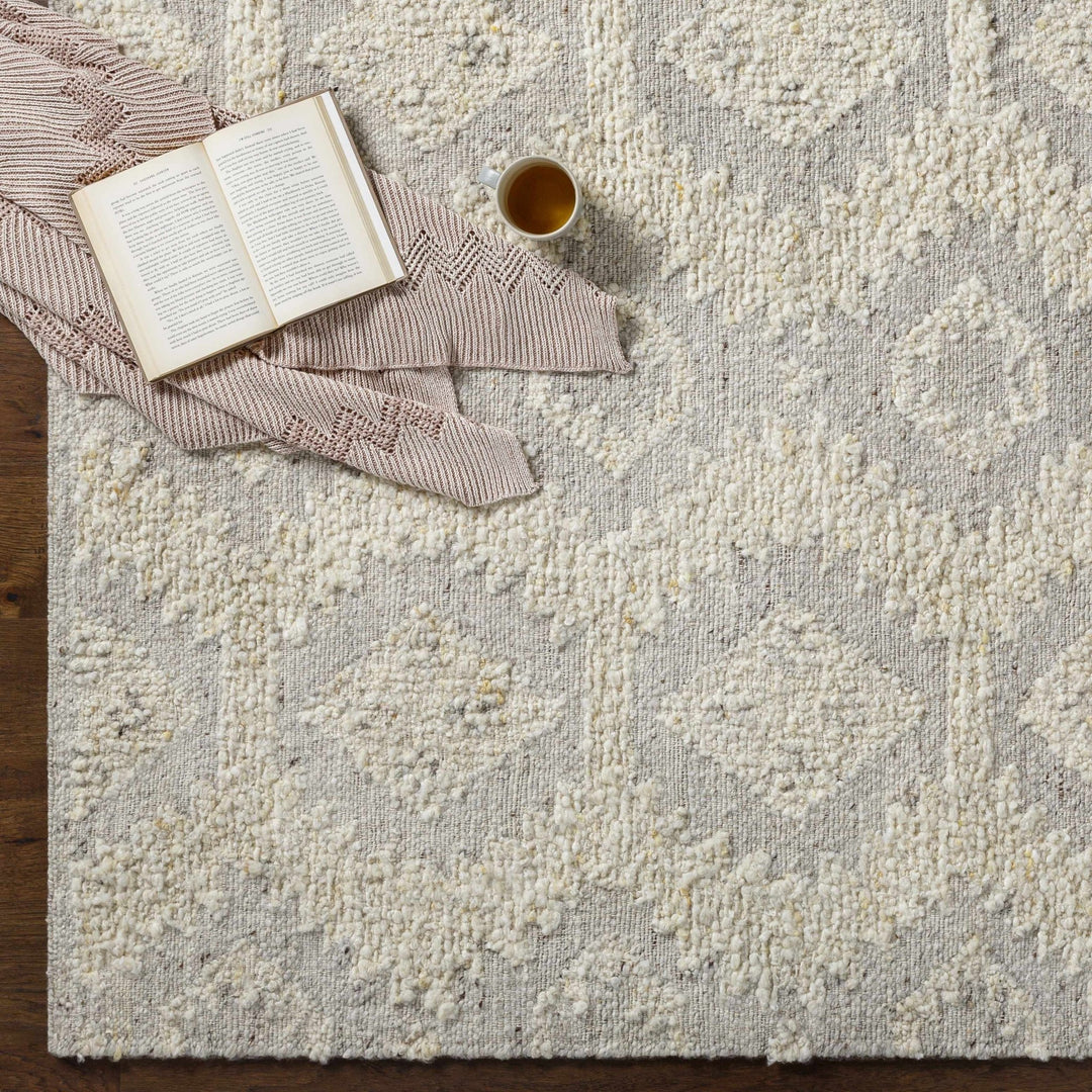 Jagupit Bohemian Transitional Cream Hand Woven Wool Rug - The Rug Decor