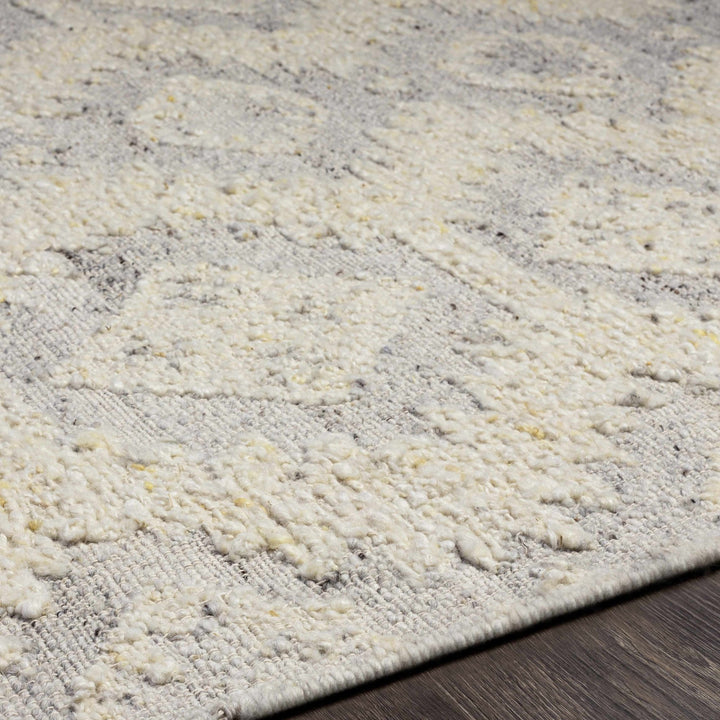 Jagupit Bohemian Transitional Cream Hand Woven Wool Rug - The Rug Decor
