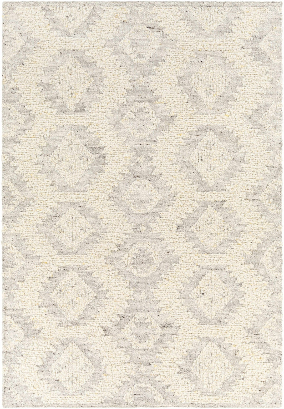 Jagupit Bohemian Transitional Cream Hand Woven Wool Rug - The Rug Decor