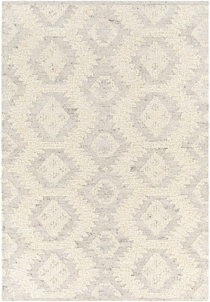 Jagupit Bohemian Transitional Cream Hand Woven Wool Rug - The Rug Decor