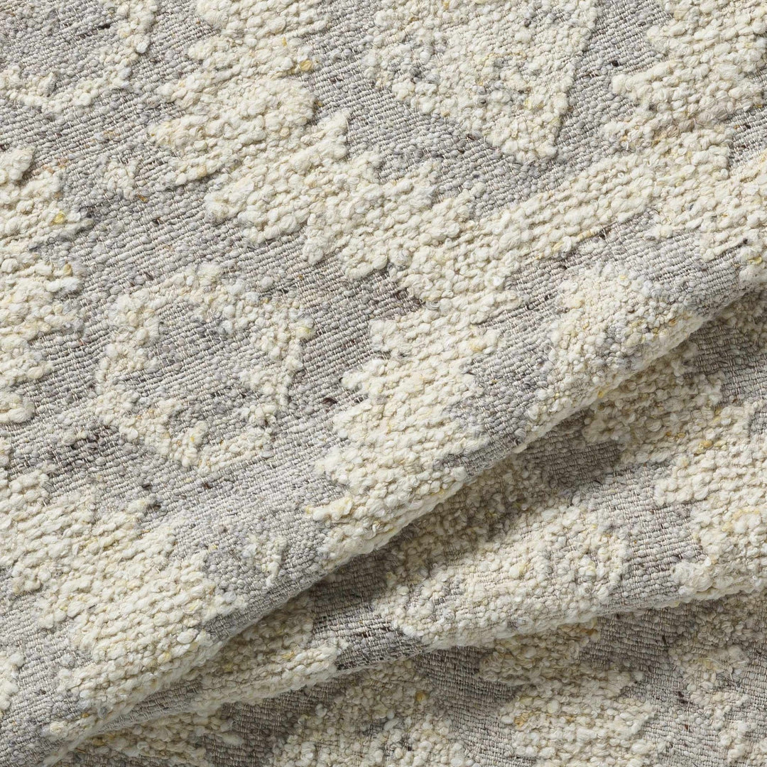 Jagupit Bohemian Transitional Cream Hand Woven Wool Rug - The Rug Decor
