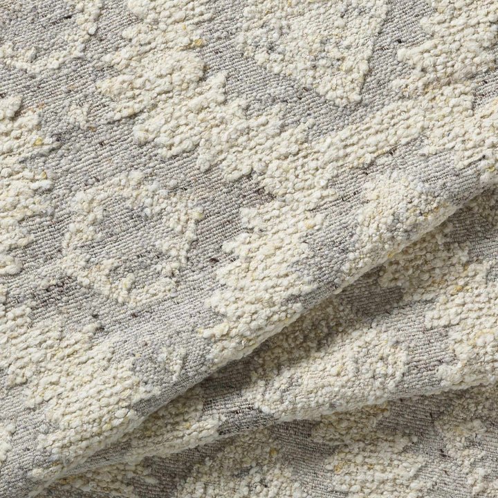 Jagupit Bohemian Transitional Cream Hand Woven Wool Rug - The Rug Decor