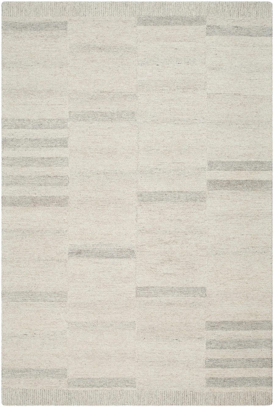 Jaina Modern Style Beige Hand Tufted Wool Area Rug - The Rug Decor