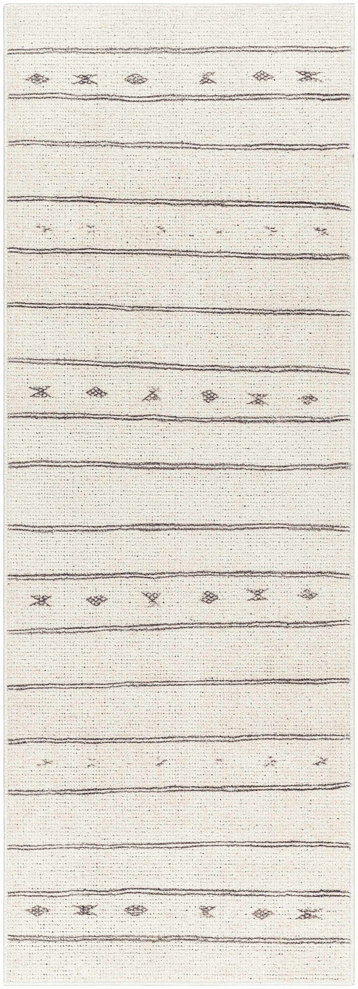 Jana Modern Stripe Pattern Beige Area Rug - The Rug Decor