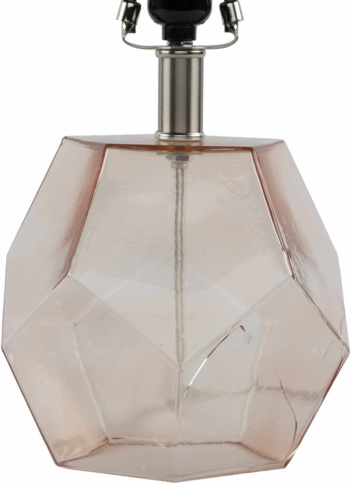 Jantianon Contemporary White Glass Table Lamp - The Rug Decor