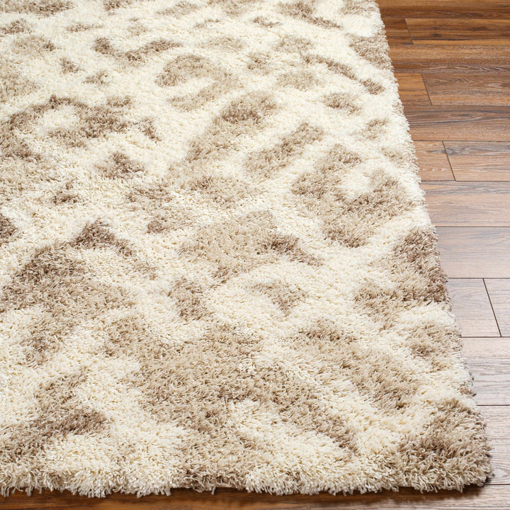 Jase Contemporary Style Beige And Ivory Area Rug - The Rug Decor