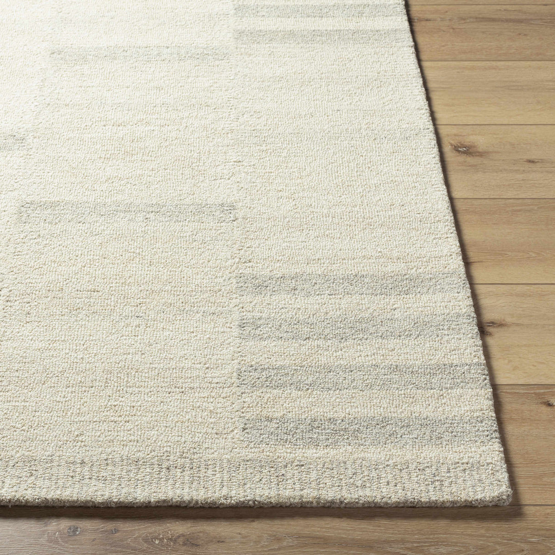 Jaina Modern Style Beige Hand Tufted Wool Area Rug