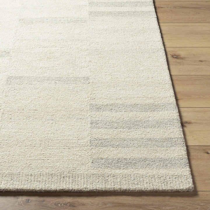 Jaina Modern Style Beige Hand Tufted Wool Area Rug