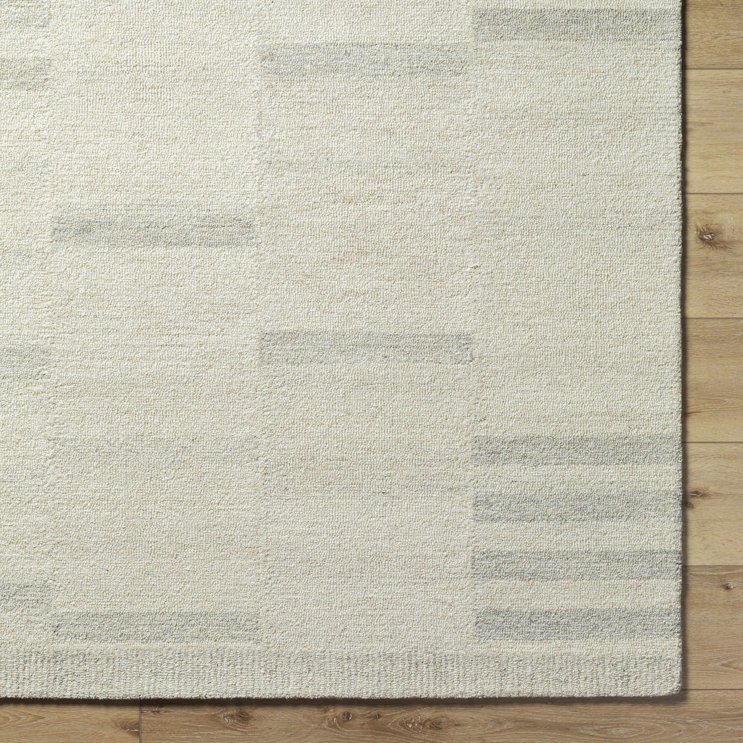 Jaina Modern Style Beige Hand Tufted Wool Area Rug