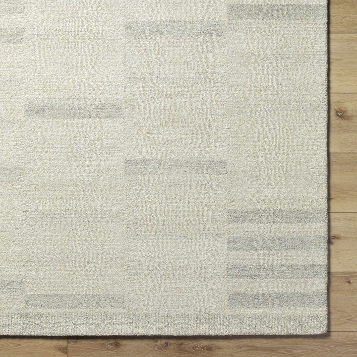 Jaina Modern Style Beige Hand Tufted Wool Area Rug