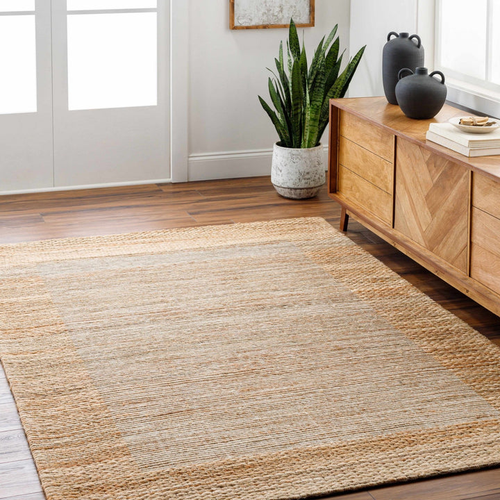 Jojen Modern Beige Jute Area Rug - The Rug Decor
