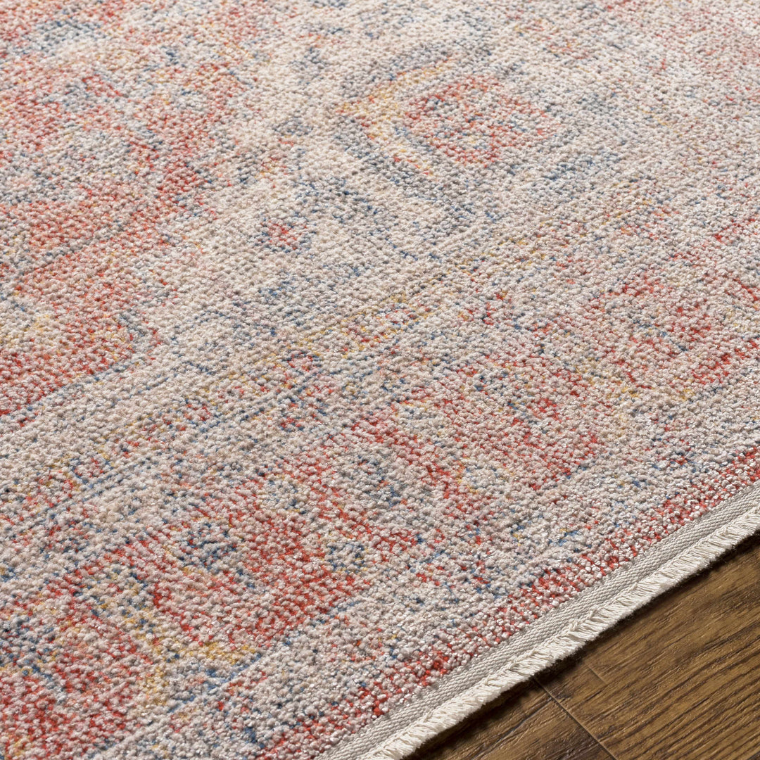 Jorn Traditional Style Rust And Blue Area Rug