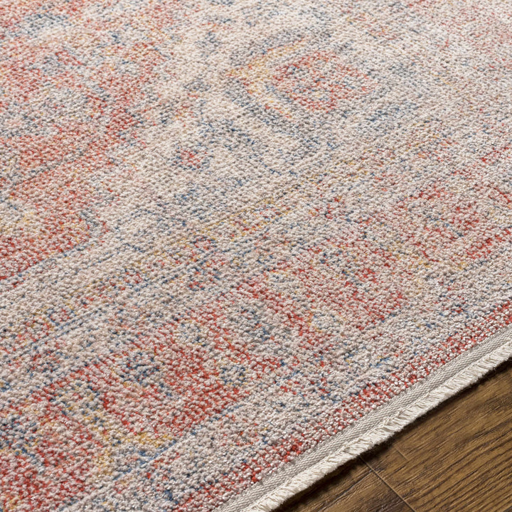 Jorn Traditional Style Rust And Blue Area Rug