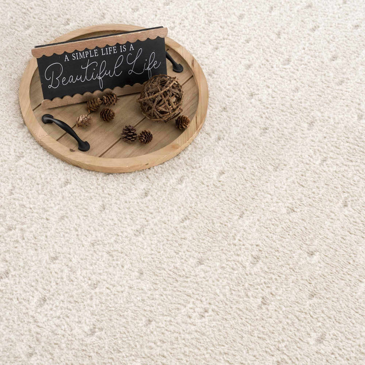 Julie Ivory Modern Style Area Rug - The Rug Decor