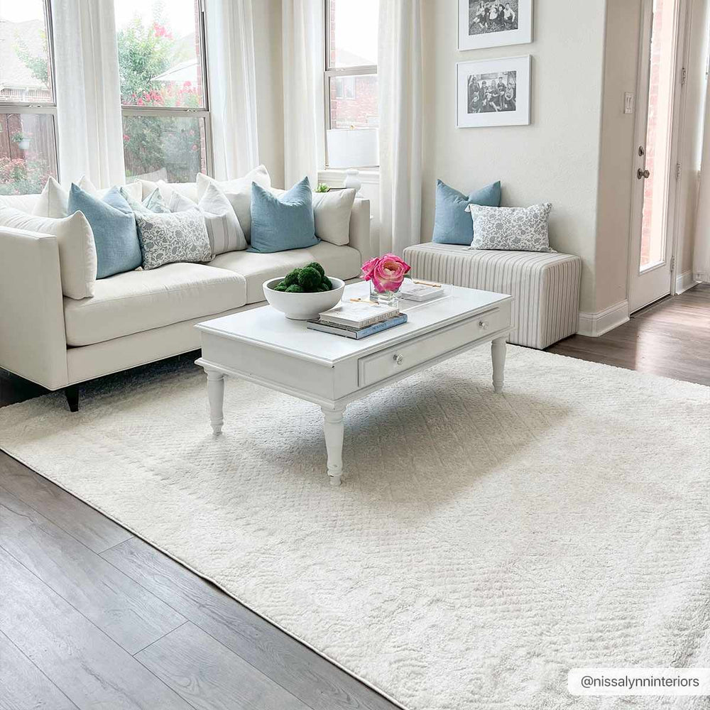 Julio Ivory Contemporary Geometrical Design Rug - The Rug Decor