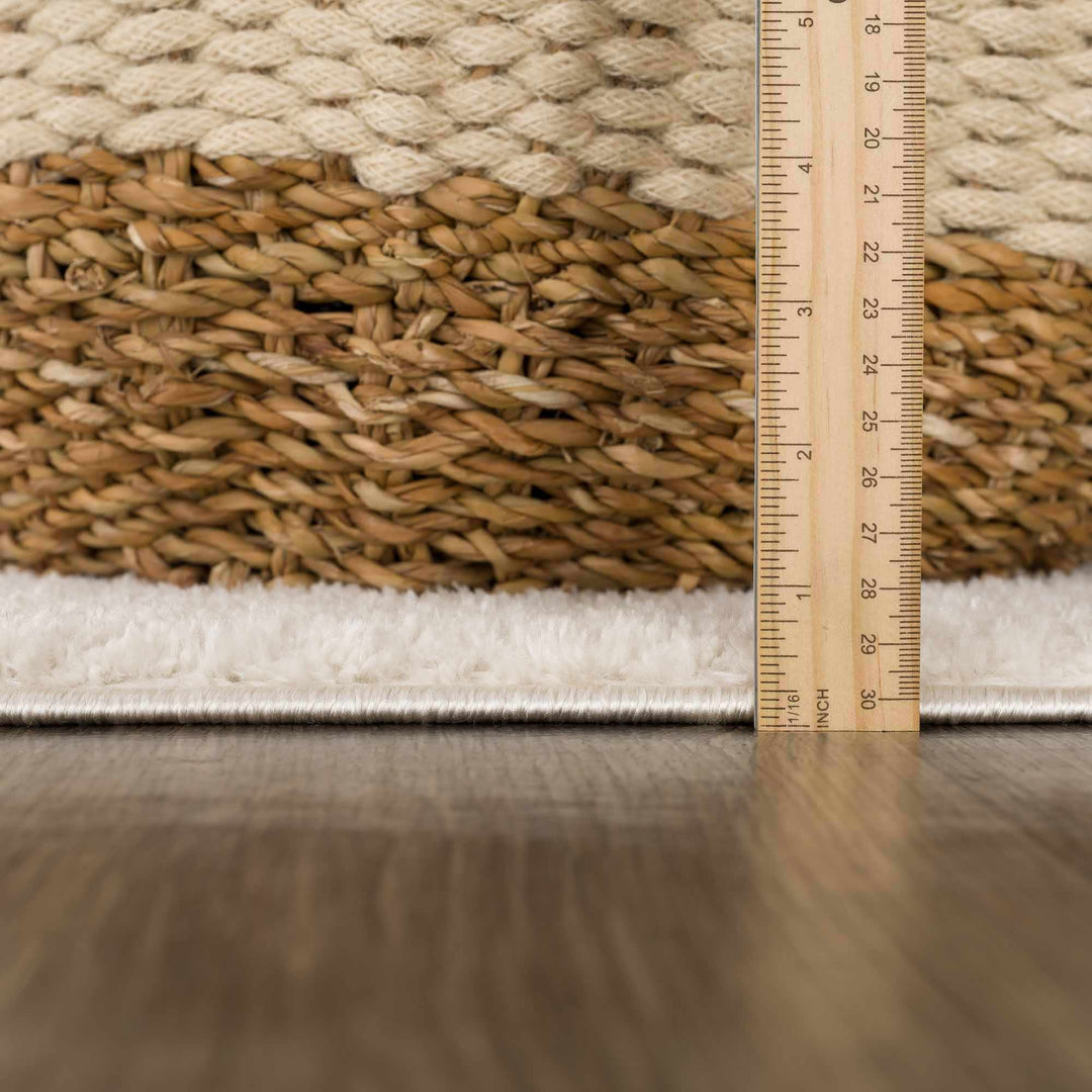 Julio Ivory Contemporary Geometrical Design Rug - The Rug Decor
