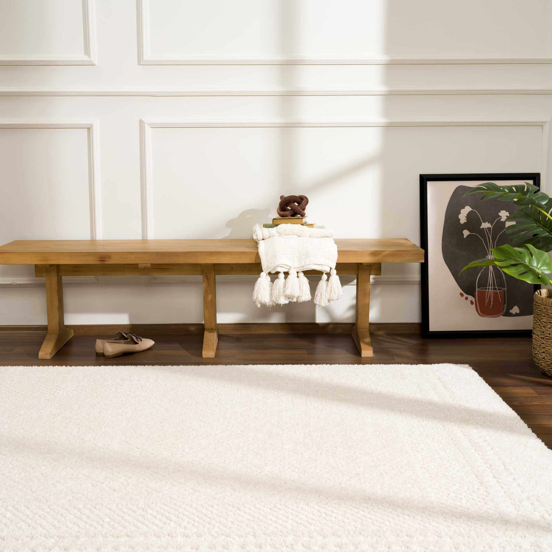 Julio Ivory Contemporary Geometrical Design Rug - The Rug Decor