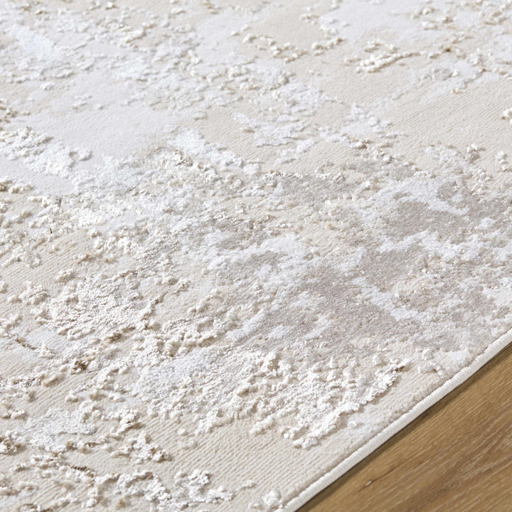 Junko Contemporary Abstract Beige And Ivory Rug - The Rug Decor